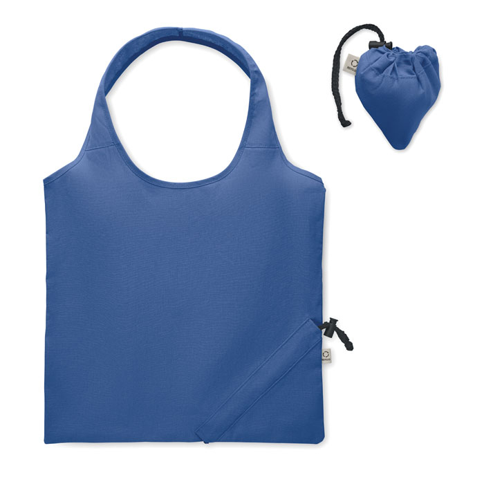 Sac shopping pliable promotionnel 140g CARRIE COLOUR Bleu royal